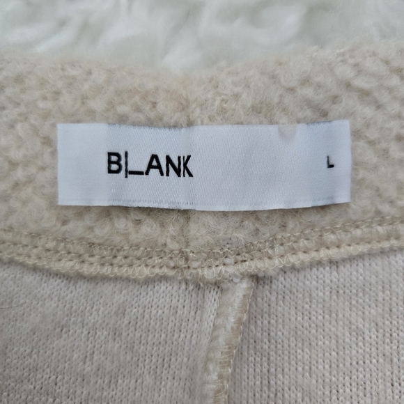 BLANK Winter White Wool Flare Skirt. Size Large. New without tags. Never let y - Picture 8 of 9